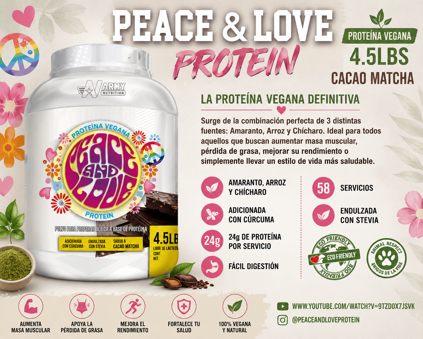 PEACE & LOVE protein